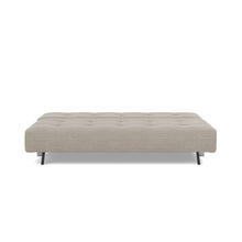 Load image into Gallery viewer, Supremax D.E.L. Sleeper Sofa 03 bed front - 579 Kenya Gravel