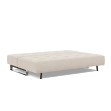 Load image into Gallery viewer, Supremax D.E.L. Sleeper Sofa 04 bed 3 4 - 612 Blida Sand Grey