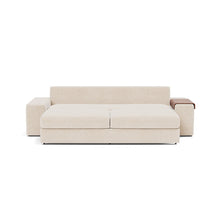Load image into Gallery viewer, Vilander Sleeper Sofa with Wide Arms in 255 Adario Basmati - bed front