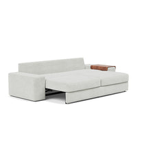 Load image into Gallery viewer, Vilander Sleeper Sofa with Wide Arms in 256 Adario Fog - bed 3 4