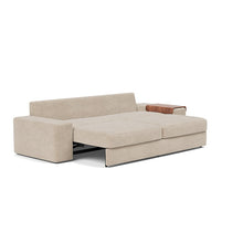 Load image into Gallery viewer, Vilander Sleeper Sofa with Wide Arms in 257 Adario Taupe - bed 3 4