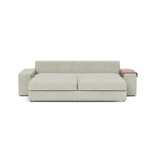 Load image into Gallery viewer, Vilander Sleeper Sofa with Wide Arms in 280 Avella Sand - bed front