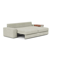 Load image into Gallery viewer, Vilander Sleeper Sofa with Wide Arms in 280 Avella Sand - bed 3 4