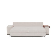 Load image into Gallery viewer, Vilander Sleeper Sofa with Wide Arms in 300 Weda Sand - bed front