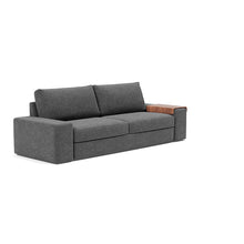 Load image into Gallery viewer, Vilander Sleeper Sofa with Wide Arms in 350 Taura Deep Grey - sofa 3 4