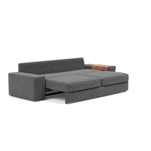 Load image into Gallery viewer, Vilander Sleeper Sofa with Wide Arms in 350 Taura Deep Grey - bed 3 4