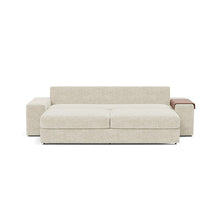 Load image into Gallery viewer, Vilander Sleeper Sofa with Wide Arms in 357 Taura Off White - bed front