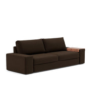 Load image into Gallery viewer, Vilander Sleeper Sofa with Wide Arms in 358 Taura Chocco - sofa 3 4