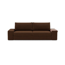 Load image into Gallery viewer, Vilander Sleeper Sofa with Wide Arms in 359 Taura Cappuccino - sofa front