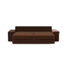Load image into Gallery viewer, Vilander Sleeper Sofa with Wide Arms in 359 Taura Cappuccino - bed front