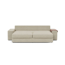 Load image into Gallery viewer, Vilander Sleeper Sofa with Wide Arms in 366 Halifax Antique - bed front