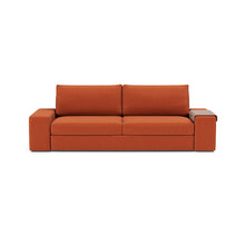 Load image into Gallery viewer, Vilander Sleeper Sofa with Wide Arms in 412 Esina Rust Orange - sofa front