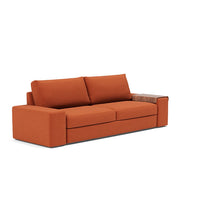 Load image into Gallery viewer, Vilander Sleeper Sofa with Wide Arms in 412 Esina Rust Orange - sofa 3 4