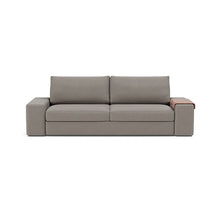 Load image into Gallery viewer, Vilander Sleeper Sofa with Wide Arms in 521 Mixed Dance Grey - sofa front