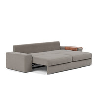 Load image into Gallery viewer, Vilander Sleeper Sofa with Wide Arms in 521 Mixed Dance Grey - bed 3 4