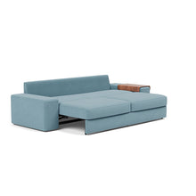 Load image into Gallery viewer, Vilander Sleeper Sofa with Wide Arms in 525 Mixed Dance Light Blue - bed 3 4