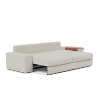 Load image into Gallery viewer, Vilander Sleeper Sofa with Wide Arms in 527 Mixed Dance Natural - bed 3 4