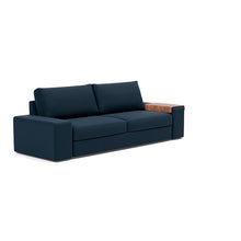 Load image into Gallery viewer, Vilander Sleeper Sofa with Wide Arms in 528 Mixed Dance Blue - sofa 3 4
