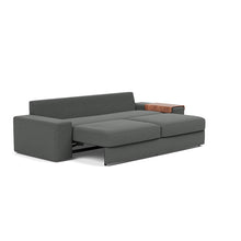 Load image into Gallery viewer, Vilander Sleeper Sofa with Wide Arms in 529 Boucle Charcoal - bed 3 4
