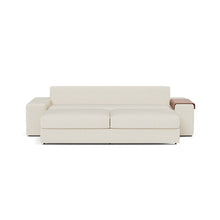 Load image into Gallery viewer, Vilander Sleeper Sofa with Wide Arms in 531 Boucle Off White - bed front