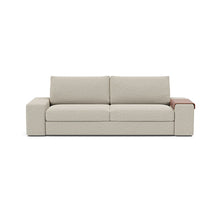 Load image into Gallery viewer, Vilander Sleeper Sofa with Wide Arms in 539 Boucle Beige - sofa front