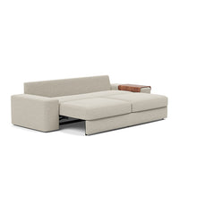 Load image into Gallery viewer, Vilander Sleeper Sofa with Wide Arms in 539 Boucle Beige - bed 3 4
