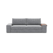 Load image into Gallery viewer, Vilander Sleeper Sofa with Wide Arms in 565 Twist Granite - sofa front