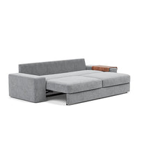 Load image into Gallery viewer, Vilander Sleeper Sofa with Wide Arms in 565 Twist Granite - bed 3 4