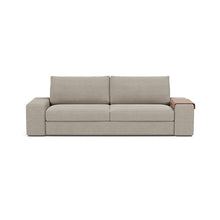 Load image into Gallery viewer, Vilander Sleeper Sofa with Wide Arms in 579 Kenya Gravel - sofa front