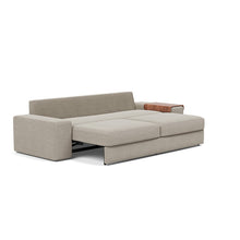 Load image into Gallery viewer, Vilander Sleeper Sofa with Wide Arms in 579 Kenya Gravel - bed 3 4