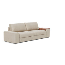 Load image into Gallery viewer, Vilander Sleeper Sofa with Wide Arms in 586 Phobos Latte - sofa 3 4