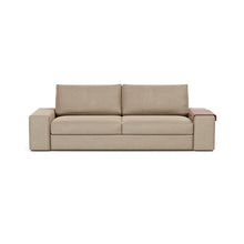Load image into Gallery viewer, Vilander Sleeper Sofa with Wide Arms in 587 Phobos Mocha - sofa front