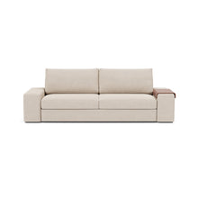Load image into Gallery viewer, Vilander Sleeper Sofa with Wide Arms in 612 Blida Sand Grey - sofa front
