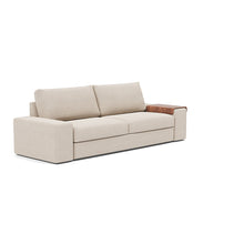 Load image into Gallery viewer, Vilander Sleeper Sofa with Wide Arms in 612 Blida Sand Grey - sofa 3 4