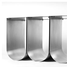 Load image into Gallery viewer, Kristina Dam Studio Curved Bench - Stainless Steel
