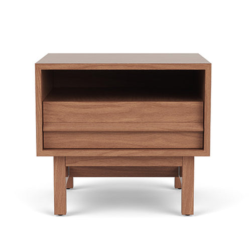 Marcel Nightstand with Shelf - Hausful
