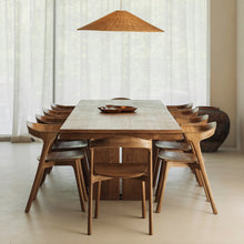 Load image into Gallery viewer, Teak Double Extendable Dining Table- 79" to 118" - Hausful