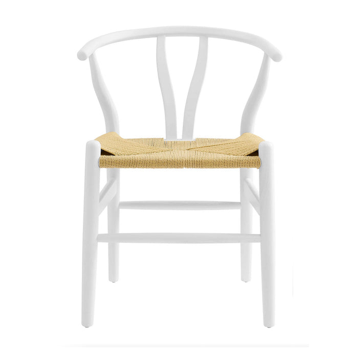 Wishbone Chair - White - Hausful