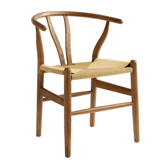 Wishbone Chair - Light Walnut - Hausful