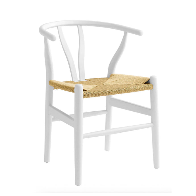 Wishbone Chair - White - Hausful