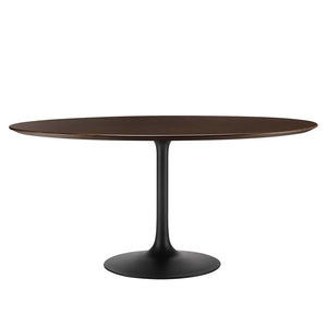 Round Tulip Dining Table - Walnut - Hausful