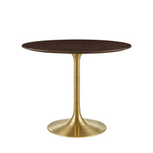 Load image into Gallery viewer, Round Tulip Dining Table - Walnut - Hausful