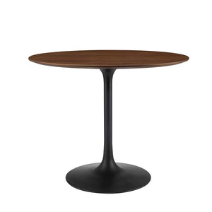 Round Tulip Dining Table - Walnut - Hausful