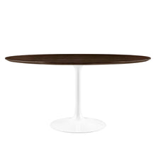 Load image into Gallery viewer, Round Tulip Dining Table - Walnut - Hausful