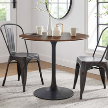 Load image into Gallery viewer, Round Tulip Dining Table - Walnut - Hausful
