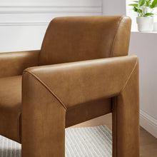 Load image into Gallery viewer, Wyatt Dining Armchair - Vegan Leather - Hausful