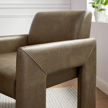 Load image into Gallery viewer, Wyatt Dining Armchair - Vegan Leather - Hausful