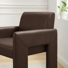 Load image into Gallery viewer, Wyatt Dining Armchair - Vegan Leather - Hausful
