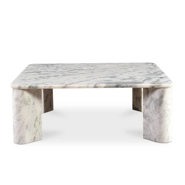 Mimi Marble Square Coffee Table – Hausful