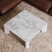 Load image into Gallery viewer, Mimi Marble Square Coffee Table
